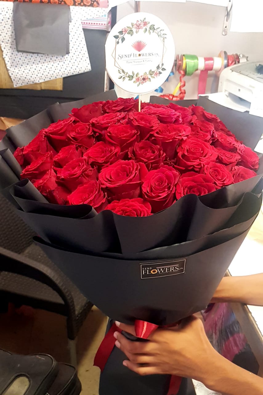 50 Roses Blossom Bouquet
